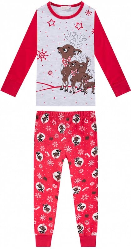 Vánoční noční pyžamo pro všechny dívky.