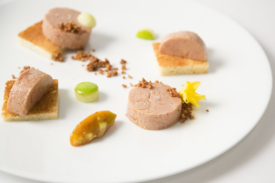 francouzská pochoutka foie gras
