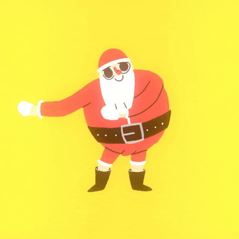 Tančící Santa.