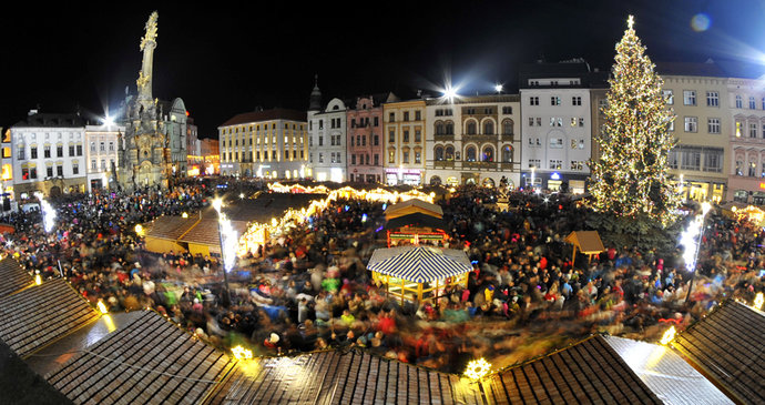 Dalším tipem, kam o Vánocích jsou trhy v Olomouci.