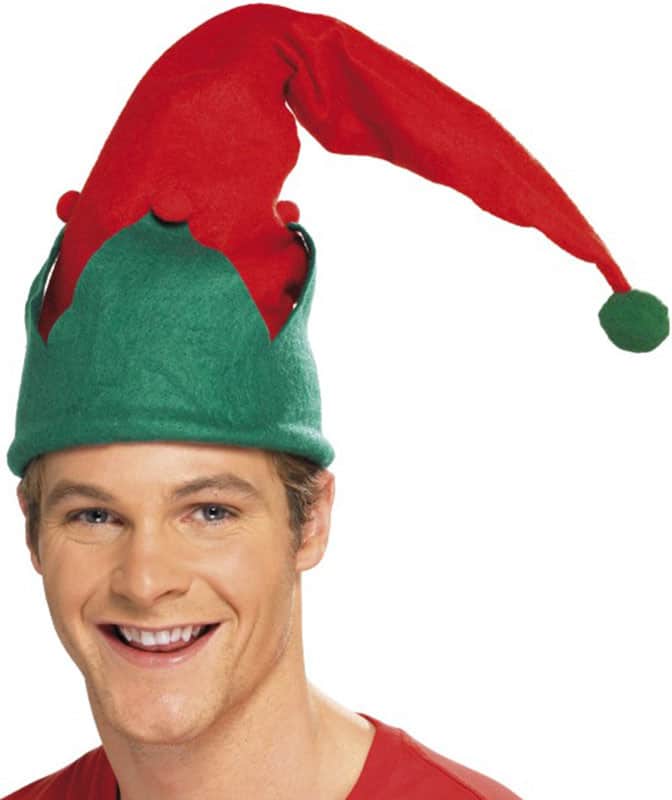 Elfí vánoční čapka.