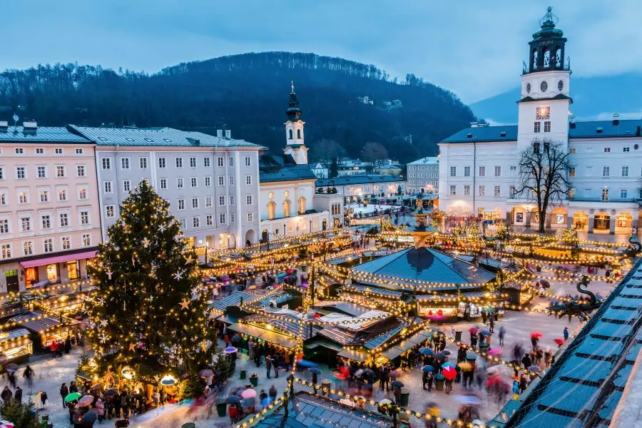 rakouské vánoční trhy