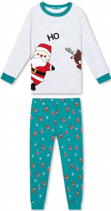 Hezké noční pyžamo pro chlapce s vánoční tématikou.