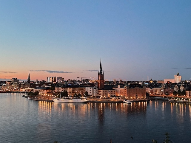 Pohled na město Stockholm 