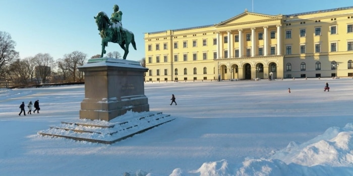Královský palác v Oslu.