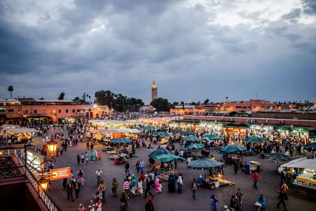 Marocké vánoční trhy.