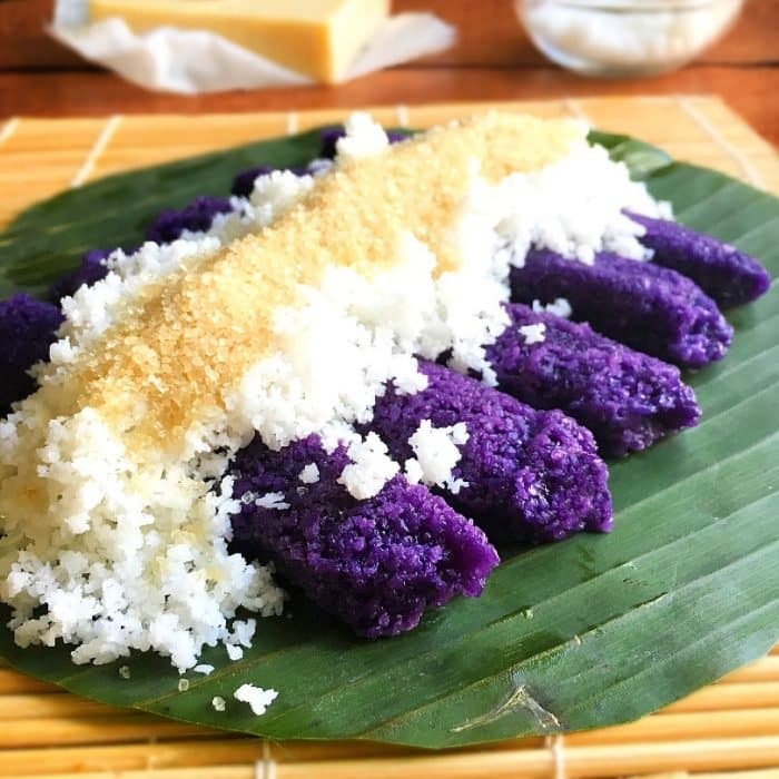 Filipínský vánoční dezert z rýže.