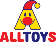Barevné logo firmy Alltoys.