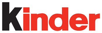Logo značky Kinder.
