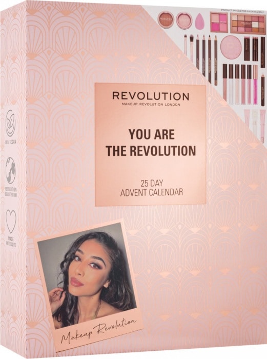 Adventní kalendář kosmetiky Revolution