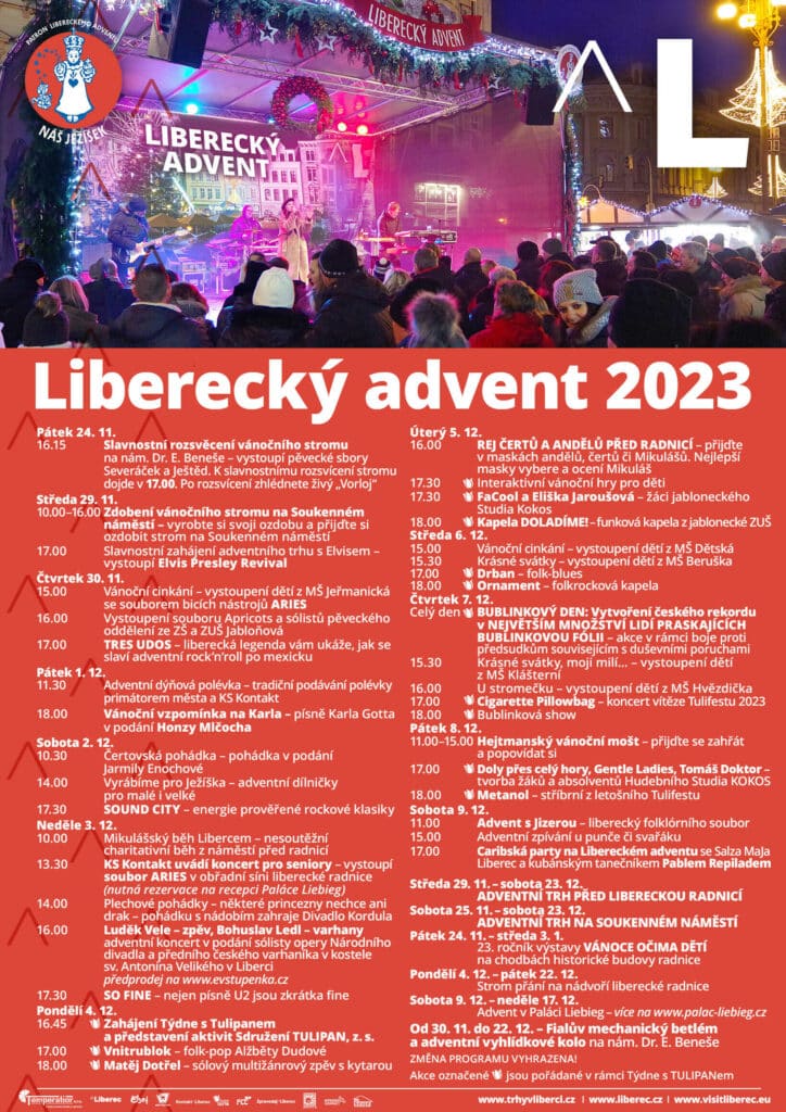 Plakát na Liberecký advent