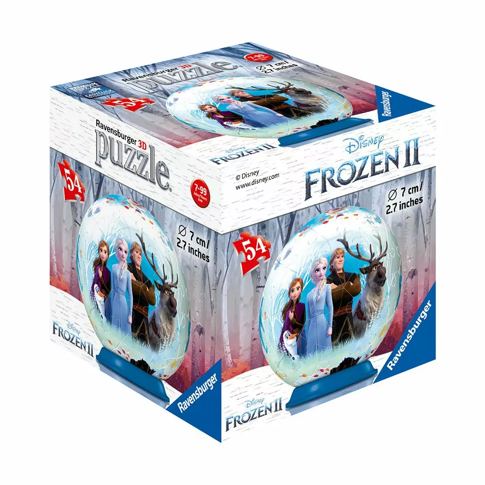 Puzzle ve 3D s Ledovým královstvím.