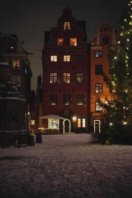 Vánoční trhy Gamla Stan ve Stockholmu